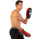 Лапа боксерська пряма подовжена тренувальна шкіра BOXER 2006-01 38х18х4,5см 2штуки кольори в асортименті