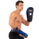 Лапа боксерська пряма подовжена тренувальна шкіра BOXER 2007-01 40х21х4,5см 2штуки кольори в асортименті