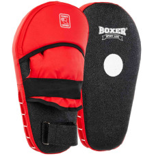 Лапа боксерська пряма подовжена тренувальна Кірза BOXER 2009-01 40х21х4,5см 2штуки кольори в асортименті