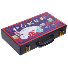 Набір для покеру у пластиковому кейсі Poker game set Poker game set SP-Sport 200S-A 200 фішок