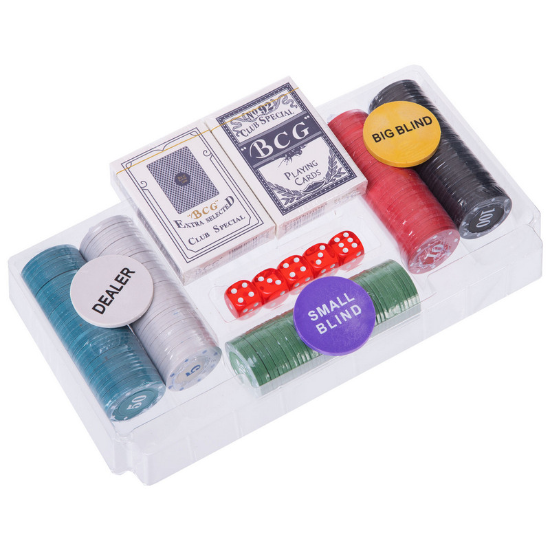 Набір для покеру у пластиковому кейсі Poker game set Poker game set SP-Sport 200S-A 200 фішок