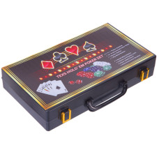 Набір для покеру у пластиковому кейсі Texas Holdem Poker set SP-Sport 200S-C 200 фішок