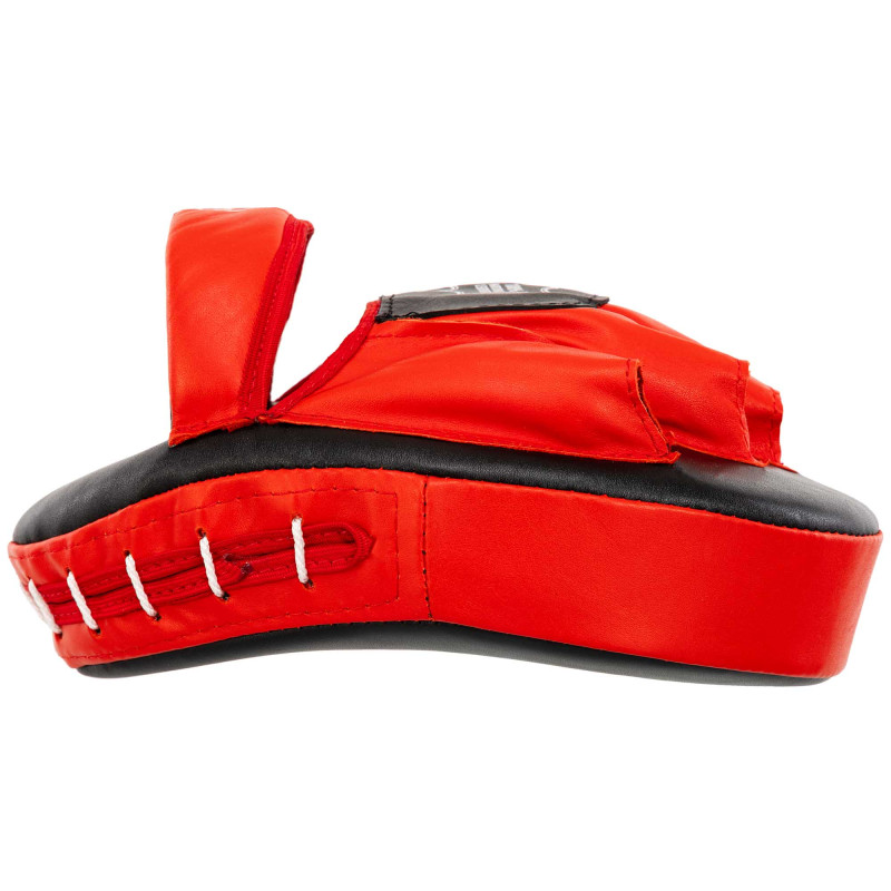 Лапа боксерська вигнута тренувальна шкіра BOXER 2010-01 19х23х4см 2штуки кольори в асортименті