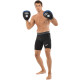 Лапа боксерська вигнута тренувальна шкіра BOXER 2010-01 19х23х4см 2штуки кольори в асортименті