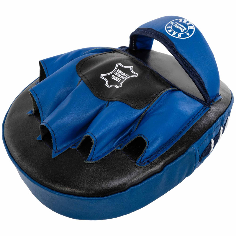 Лапа боксерська вигнута тренувальна шкіра BOXER 2010-01 19х23х4см 2штуки кольори в асортименті