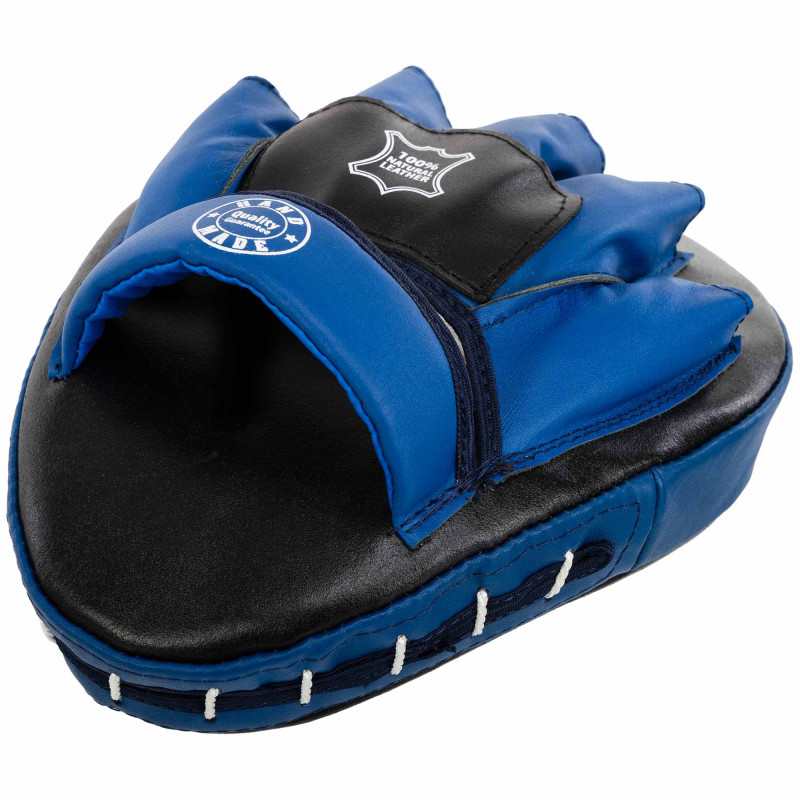 Лапа боксерська вигнута тренувальна шкіра BOXER 2010-01 19х23х4см 2штуки кольори в асортименті