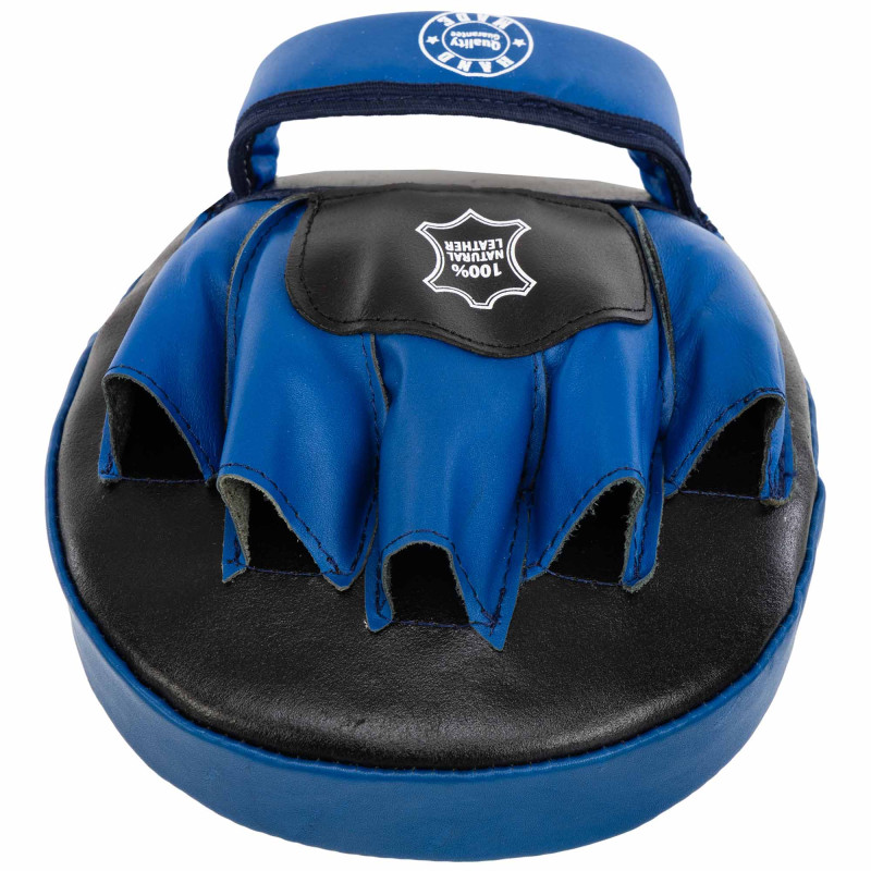 Лапа боксерська вигнута тренувальна шкіра BOXER 2010-01 19х23х4см 2штуки кольори в асортименті