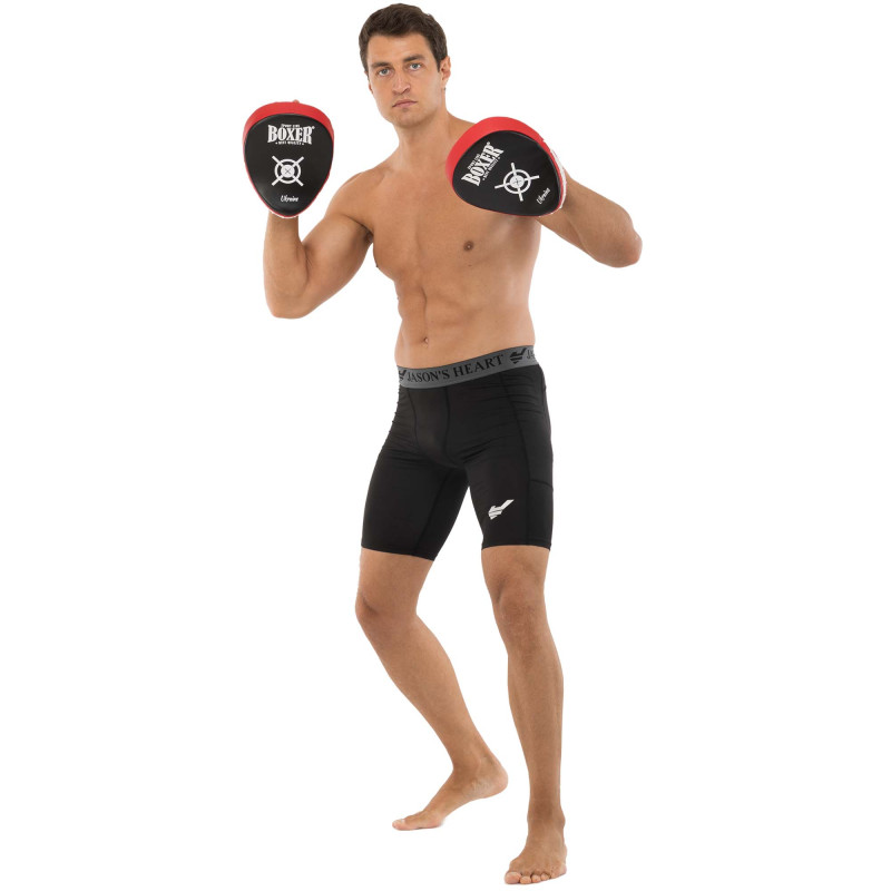Лапа боксерська вигнута тренувальна Кожвініл BOXER 2011-01 19х23х4см 2штуки кольори в асортименті