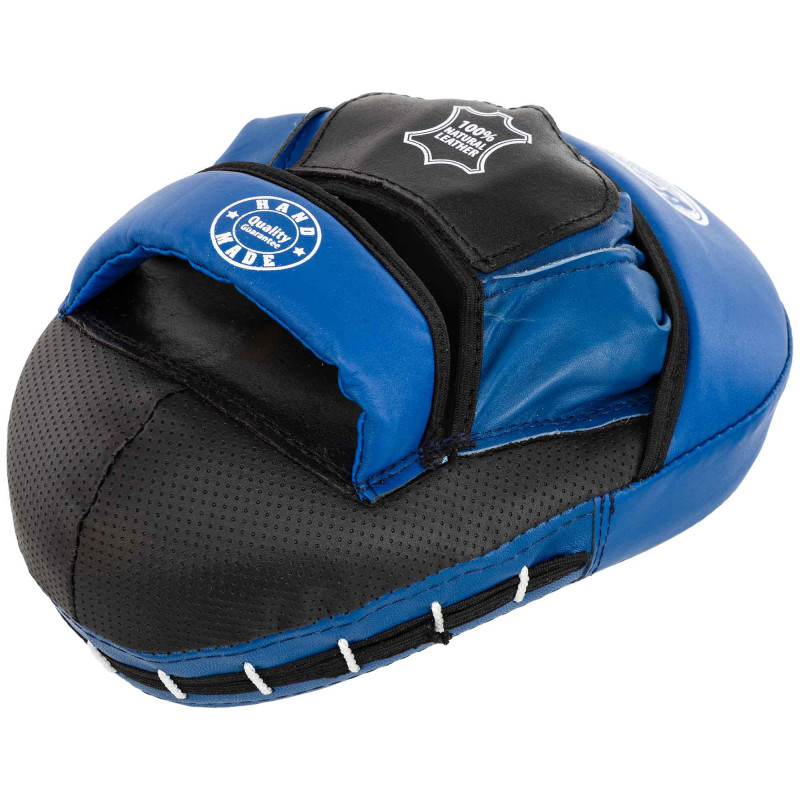 Лапа боксерська вигнута тренувальна шкіра BOXER 2012-01 элит 23х19х4,5см 2штуки кольори в асортименті