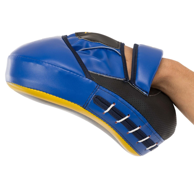 Лапа боксерська вигнута тренувальна Кожвініл BOXER Элит 2013-01 23х19х4,5см 2штуки кольори в асортименті