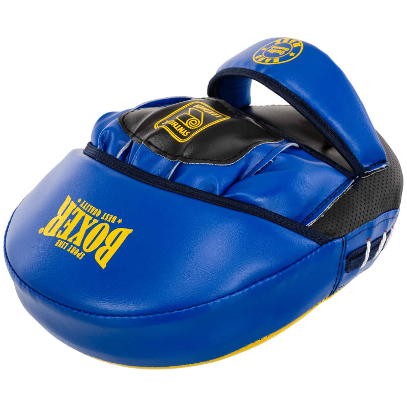 Лапа боксерська вигнута тренувальна Кожвініл BOXER Элит 2013-01 23х19х4,5см 2штуки кольори в асортименті