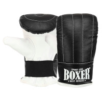 Снарядні рукавички-млинці для боксу шкіряні BOXER 2014 розмір L кольори в асортименті