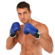 Снарядні рукавички-млинці для боксу шкіряні BOXER 2014 розмір L кольори в асортименті