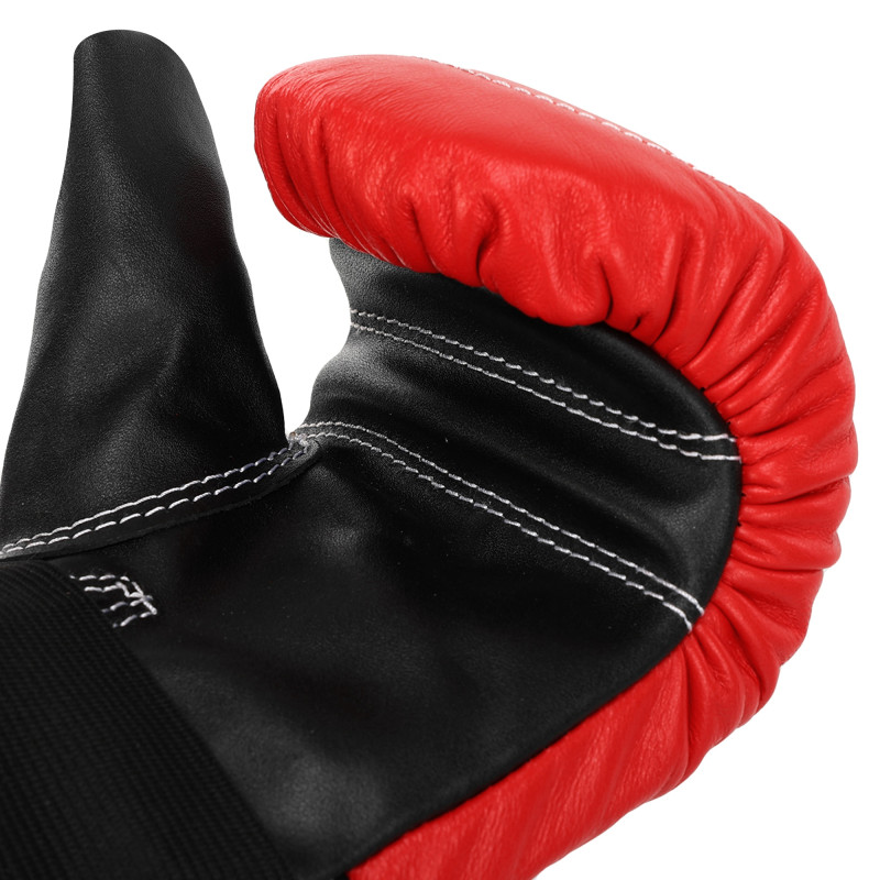 Снарядні рукавички-млинці для боксу шкіряні BOXER 2014 розмір L кольори в асортименті