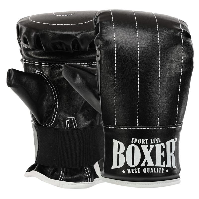 Снарядні рукавички-млинці для боксу штучна шкіра BOXER 2015 розмір L кольори в асортименті
