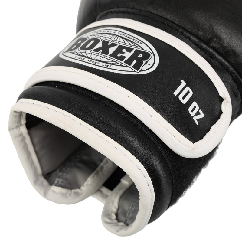 Боксерські рукавиці шкіряні BOXER 2023 10-12унцій кольори в асортименті