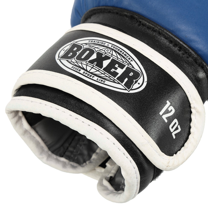 Боксерські рукавиці шкіряні BOXER 2023 10-12унцій кольори в асортименті