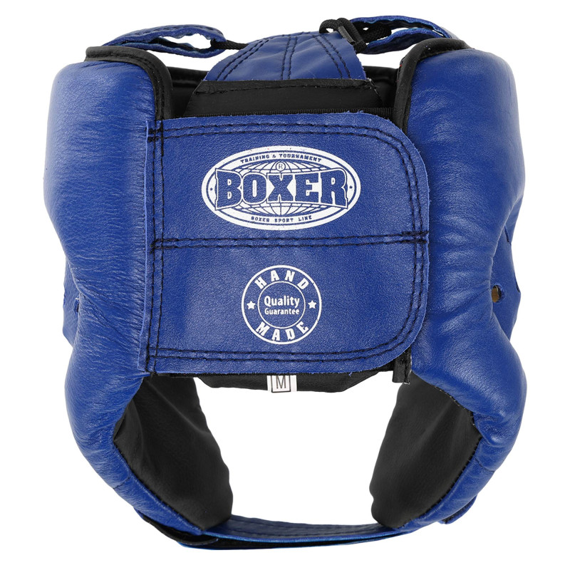 Шолом боксерський відкритий шкіряний BOXER 2027 M-L кольори в асортименті