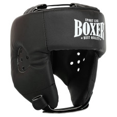 Шолом боксерський відкритий штучна шкіра BOXER 2028-N M-L кольори в асортименті
