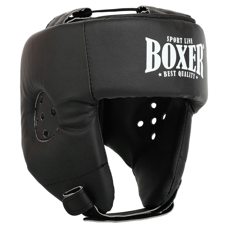 Шолом боксерський відкритий штучна шкіра BOXER 2028-N M-L кольори в асортименті