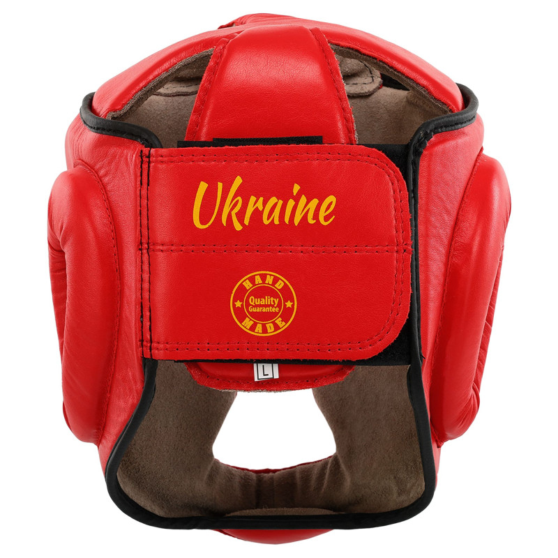 Шолом боксерський з повним захистом шкіряний BOXER NEW 2033-N М-L кольори в асортименті