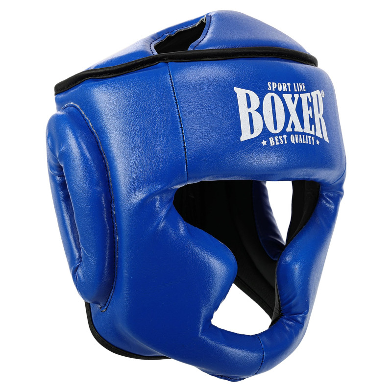 Шолом боксерський з повним захистом штучної шкіри BOXER NEW 2036-N М-L кольори в асортименті