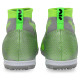Сороконіжки футбольні з носком ZOOM 220104-4 розмір 40-45 срібний-чорний-салатовий