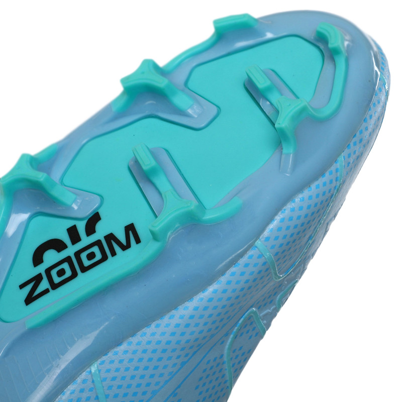 Бутси футбольні з носком ZOOM 230208-3 розмір 40-45 блакитний-бірюзовий