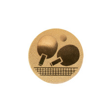 Жетон-наклейка на медаль або кубок ø25мм SP-Sport Пінг-понг 25-0071