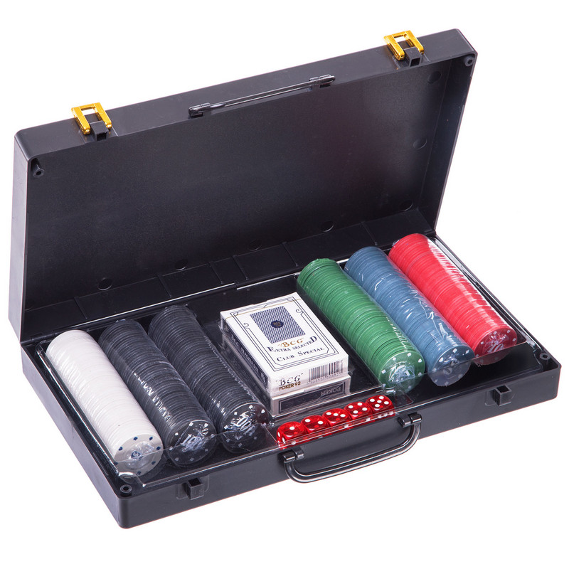 Набір для покеру у пластиковому кейсі Poker game set Poker game set SP-Sport 300S-A 300 фішок