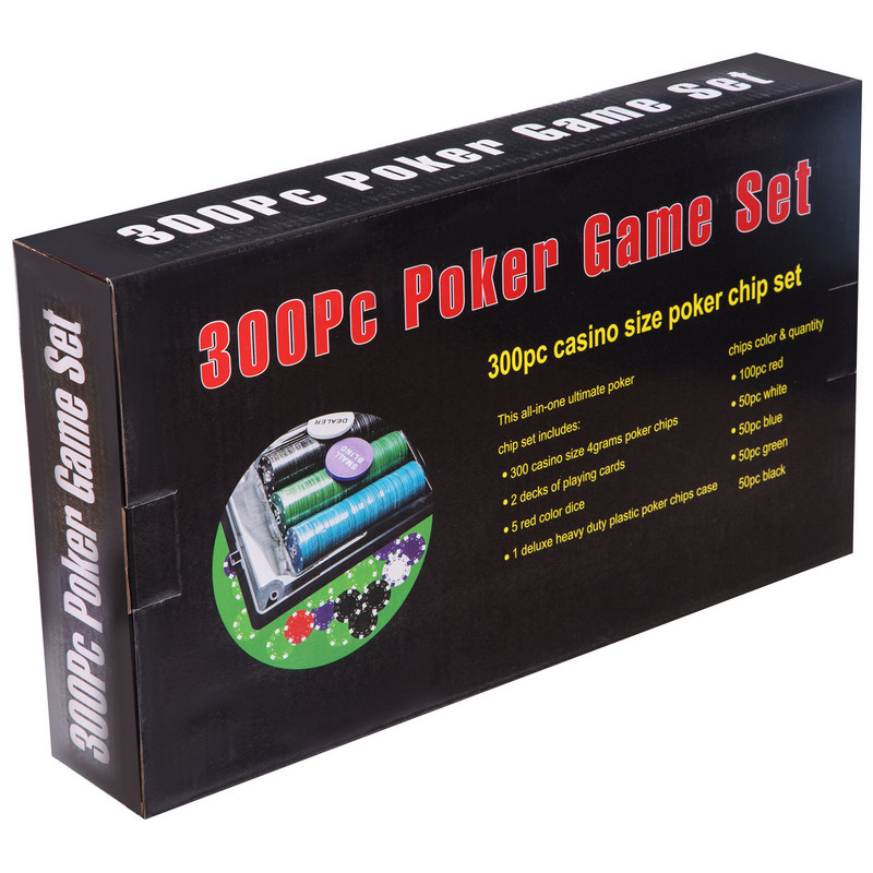 Набір для покеру у пластиковому кейсі Poker game set Poker game set SP-Sport 300S-A 300 фішок