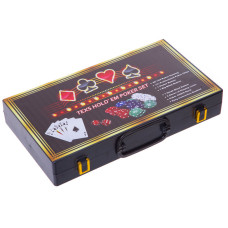 Набір для покеру у пластиковому кейсі Texas Holdem Poker set SP-Sport 300S-C 300 фішок