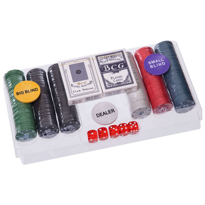 Набір для покеру у пластиковому кейсі Poker game set Poker game set SP-Sport 300S-E 300 фішок