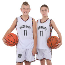 Форма баскетбольна дитяча NBA клуб Brooklyn Nets 11 3579 S-2XL білий