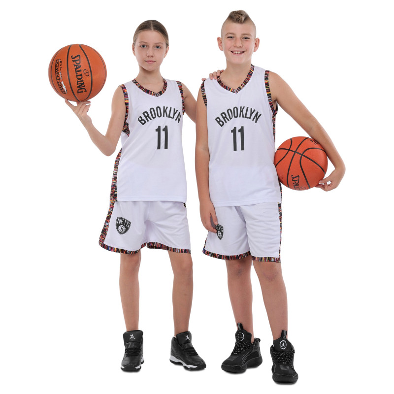 Форма баскетбольна дитяча NBA клуб Brooklyn Nets 11 3579 S-2XL білий