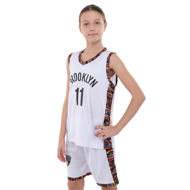 Форма баскетбольна дитяча NBA клуб Brooklyn Nets 11 3579 S-2XL білий