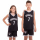 Форма баскетбольна дитяча NBA клуб Brooklyn Nets 7 3581 S-2XL чорний-білий