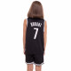 Форма баскетбольна дитяча NBA клуб Brooklyn Nets 7 3581 S-2XL чорний-білий