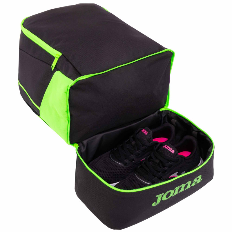 Рюкзак спортивний Joma ESTADIO III 400234-117 23,8л чорний-зелений