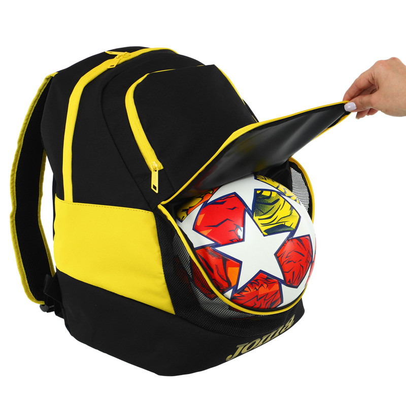 Рюкзак спортивний Joma DIAMOND II 400235-109 44,2 л чорний-жовтий