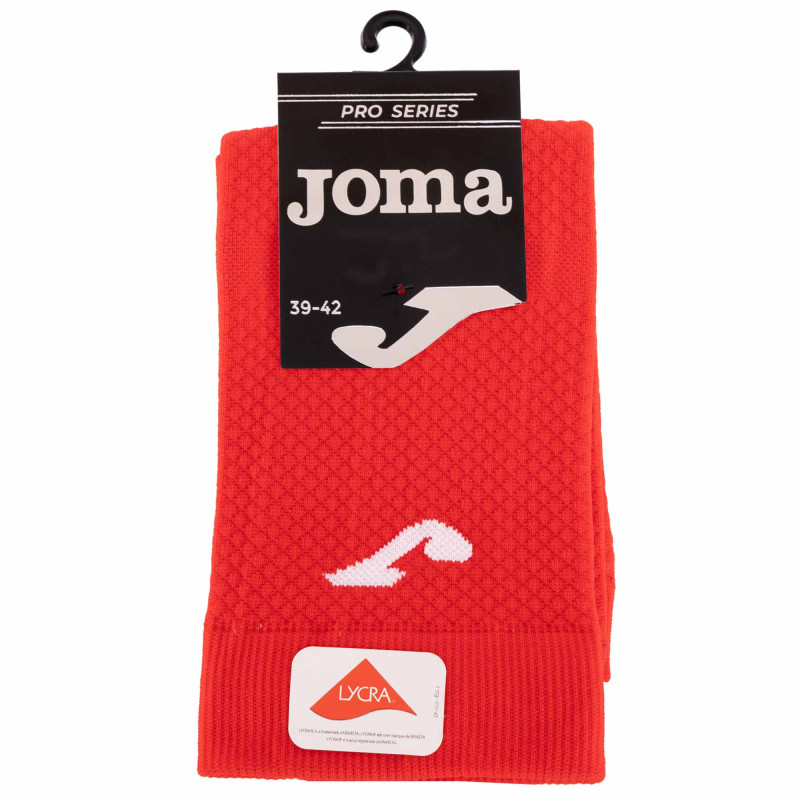 Гетри футбольні без шкарпетки обрізки Joma COMPRESSION 400289-602 розмір M-L червоний