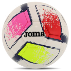 М'яч футбольний Joma DALI II 400649-203-T4 №4 рожевий-червоний-жовтий