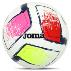 М'яч футбольний Joma DALI II 400649-203-T5 №5 PU рожевий-червоний-жовтий