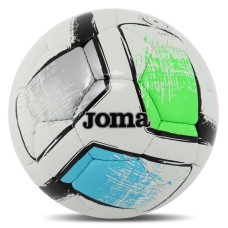 М'яч футбольний Joma DALI II 400649-211-T4 №4 TPU сірий-зелений-синій