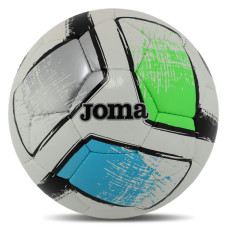 М'яч футбольний Joma DALI II 400649-211-T5 №5 PU сірий-зелений-синій