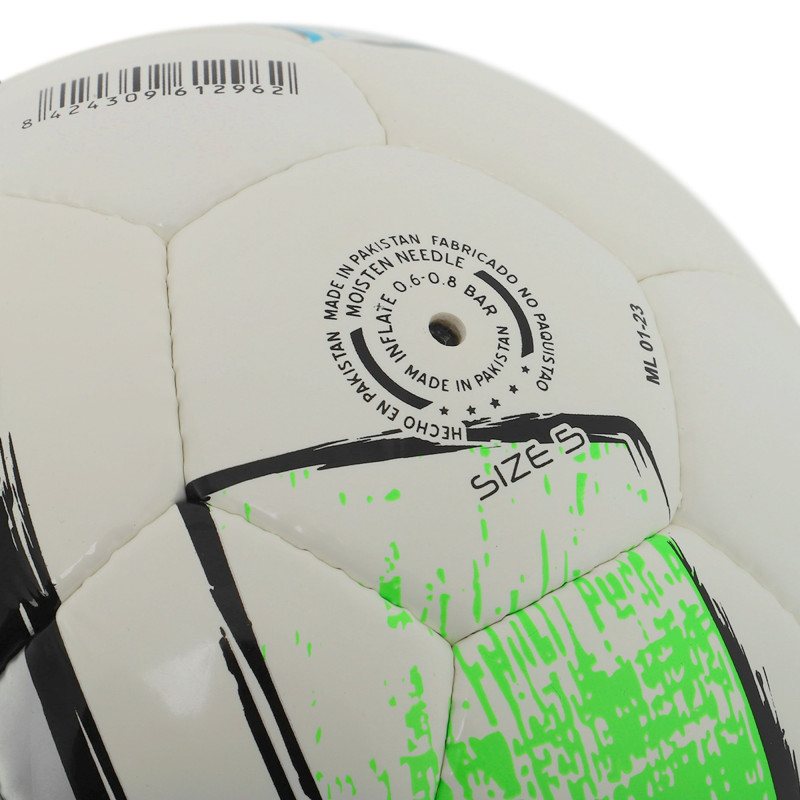 М'яч футбольний Joma DALI II 400649-211-T5 №5 PU сірий-зелений-синій