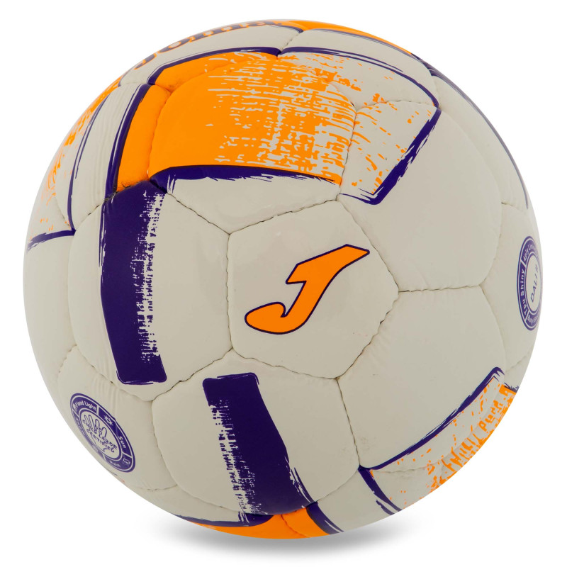 М'яч футбольний Joma DALI II 400649-214-T5 №5 білий-помаранчевий