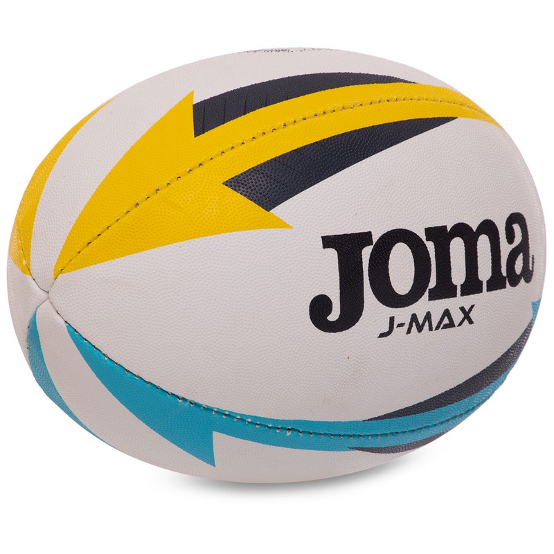 М'яч для регбі дитячий Joma J-MAX 400680-209 розмір 3 білий-жовтий-синій