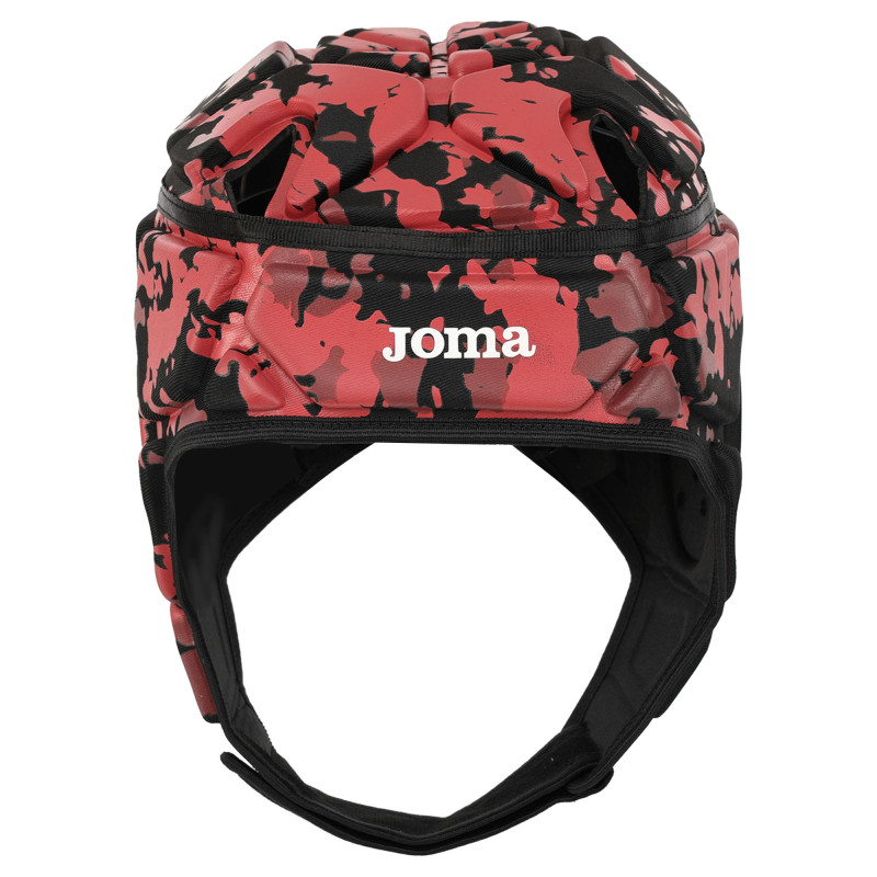 Шолом захисний м'який для гри в регбі Joma PROTECT 400704-106 M-L чорний-червоний