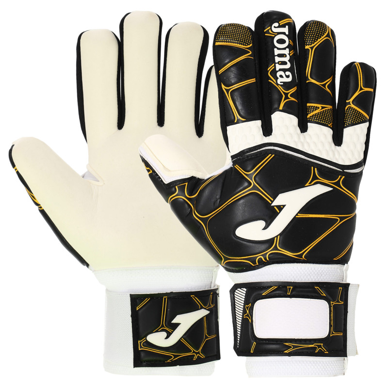 Рукавиці воротарські професійні Joma PRO 400908-109 розмір 7-12 чорний-золотий